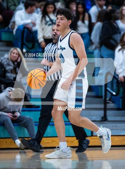 Thumbnail 2 in Judge Memorial Catholic vs Juan Diego Catholic (Juan Diego's Eagle Holiday Shootout) photogallery.