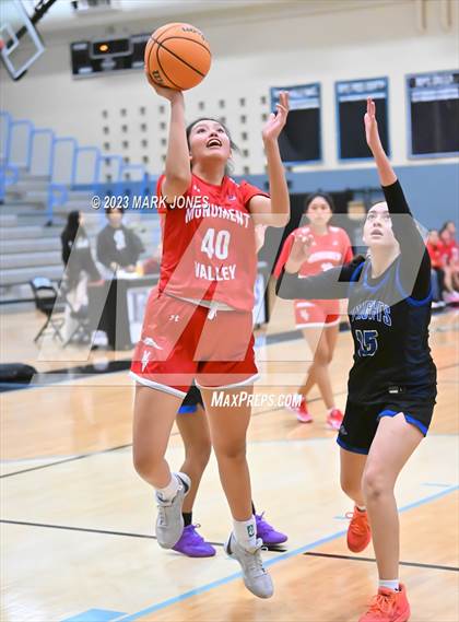 Thumbnail 1 in Monument Valley vs. Westview (Lady Wolves Court Classic) photogallery.