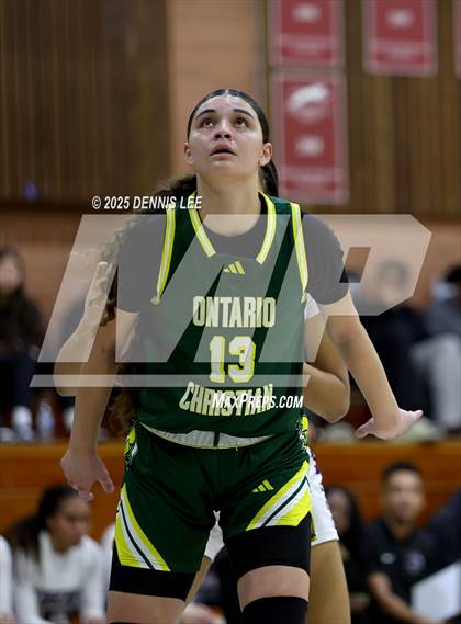 Thumbnail 2 in Millennium @ Ontario Christian (Sabrina Ionescu Showcase) photogallery.