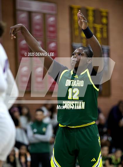 Thumbnail 3 in Millennium @ Ontario Christian (Sabrina Ionescu Showcase) photogallery.