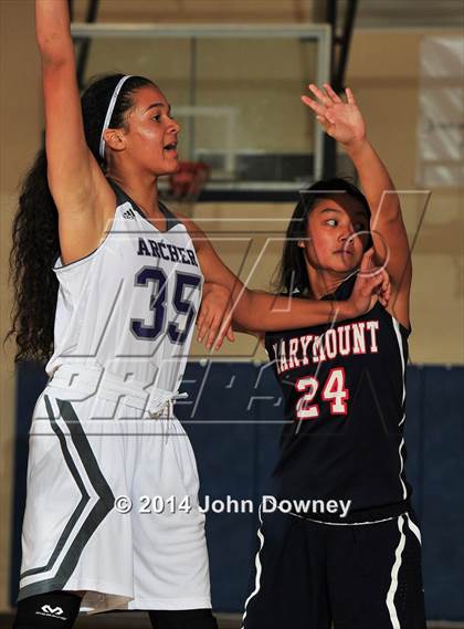 Thumbnail 3 in Marymount vs. Archer School for Girls (MaxPreps Holiday Classic) photogallery.
