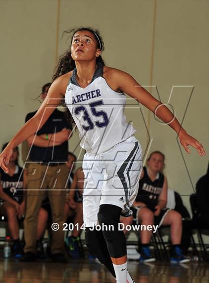 Thumbnail 3 in Marymount vs. Archer School for Girls (MaxPreps Holiday Classic) photogallery.