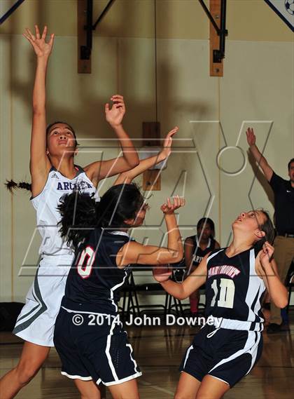 Thumbnail 3 in Marymount vs. Archer School for Girls (MaxPreps Holiday Classic) photogallery.