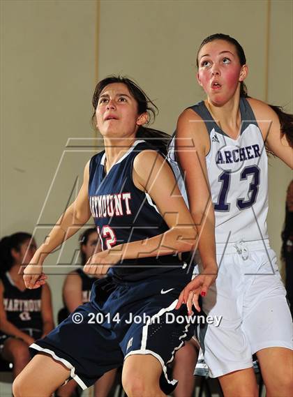 Thumbnail 2 in Marymount vs. Archer School for Girls (MaxPreps Holiday Classic) photogallery.