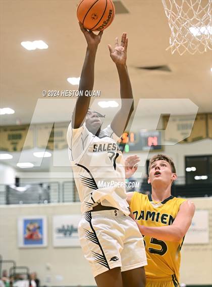 Thumbnail 1 in Salesian College Preparatory vs. Damien (Damien Classic) photogallery.
