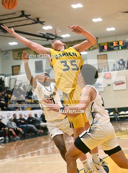 Thumbnail 2 in Salesian College Preparatory vs. Damien (Damien Classic) photogallery.