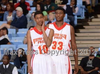 Thumbnail 1 in Winston-Salem Prep vs. Plymouth (NCHSAA 1A Final) photogallery.