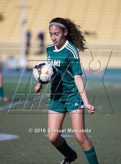 Thumbnail 3 in Granada Hills vs Hamilton (LA Valley Invitational) photogallery.