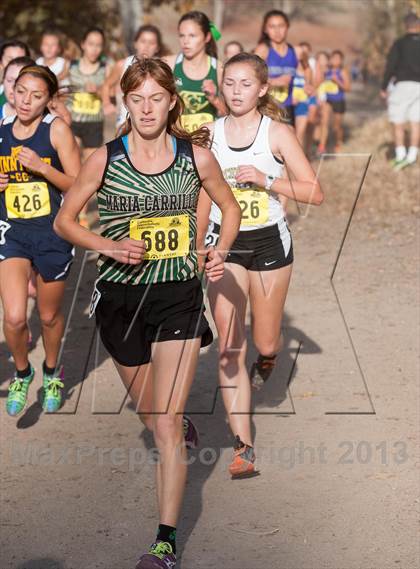 Thumbnail 2 in CIF State Cross Country Championships (Girls D2) photogallery.