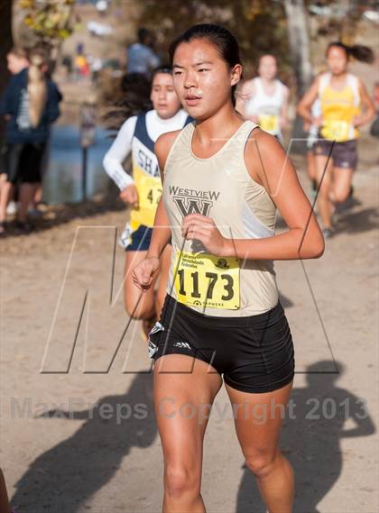 Thumbnail 2 in CIF State Cross Country Championships (Girls D2) photogallery.