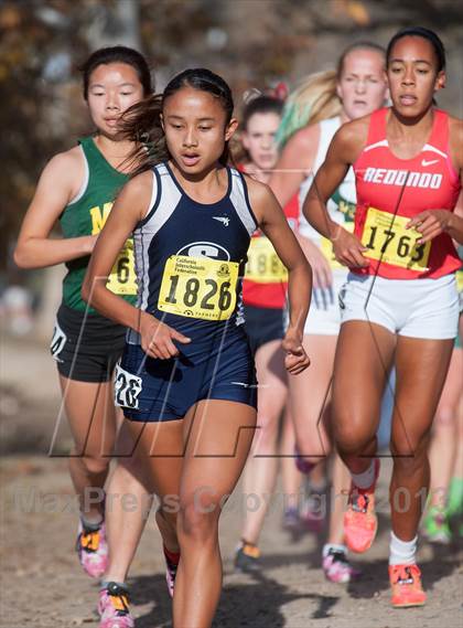 Thumbnail 2 in CIF State Cross Country Championships (Girls D2) photogallery.