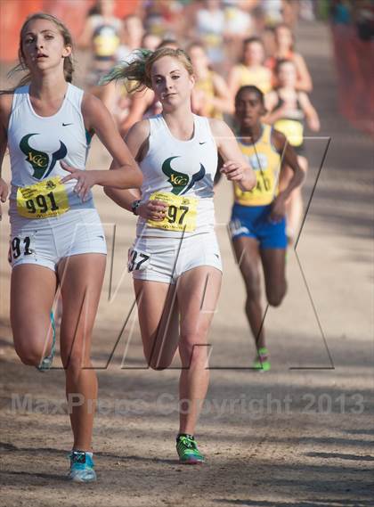Thumbnail 3 in CIF State Cross Country Championships (Girls D2) photogallery.