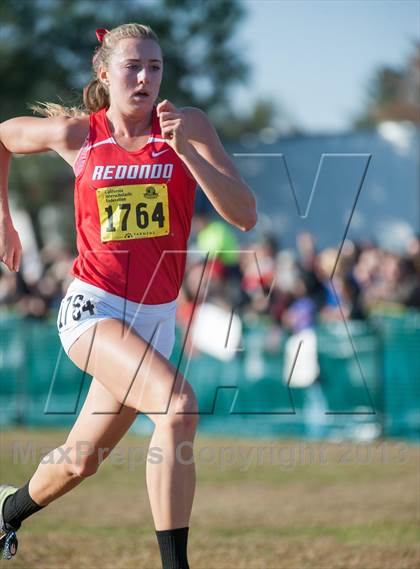 Thumbnail 2 in CIF State Cross Country Championships (Girls D2) photogallery.