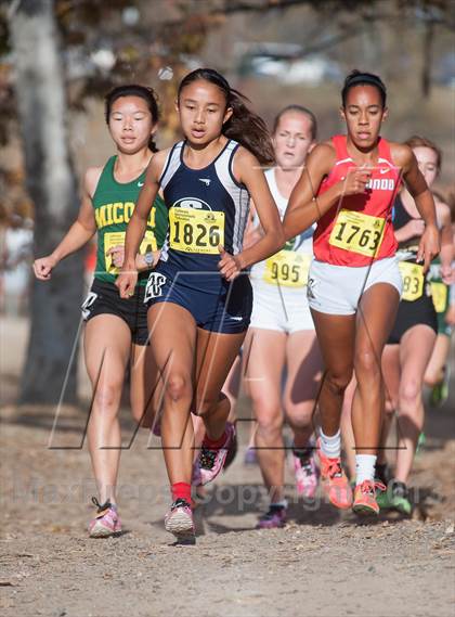 Thumbnail 2 in CIF State Cross Country Championships (Girls D2) photogallery.