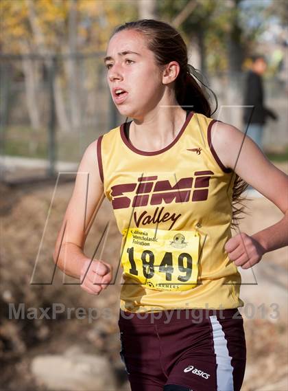 Thumbnail 2 in CIF State Cross Country Championships (Girls D2) photogallery.
