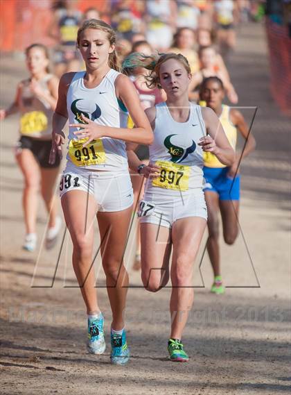 Thumbnail 2 in CIF State Cross Country Championships (Girls D2) photogallery.
