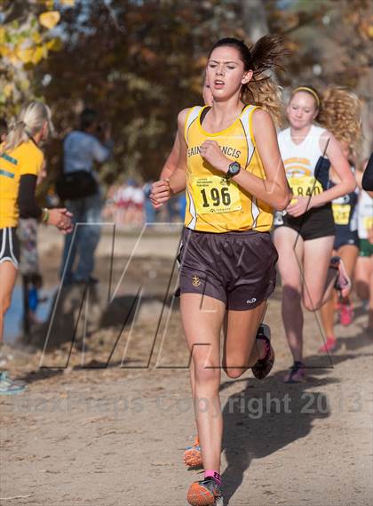 Thumbnail 1 in CIF State Cross Country Championships (Girls D2) photogallery.