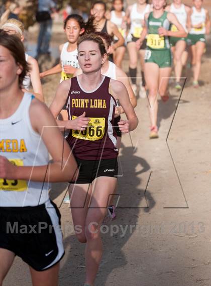 Thumbnail 2 in CIF State Cross Country Championships (Girls D2) photogallery.