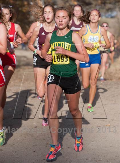 Thumbnail 2 in CIF State Cross Country Championships (Girls D2) photogallery.