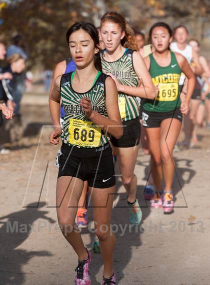Thumbnail 1 in CIF State Cross Country Championships (Girls D2) photogallery.