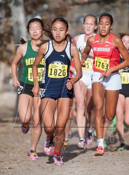 Thumbnail 3 in CIF State Cross Country Championships (Girls D2) photogallery.