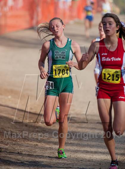 Thumbnail 1 in CIF State Cross Country Championships (Girls D2) photogallery.