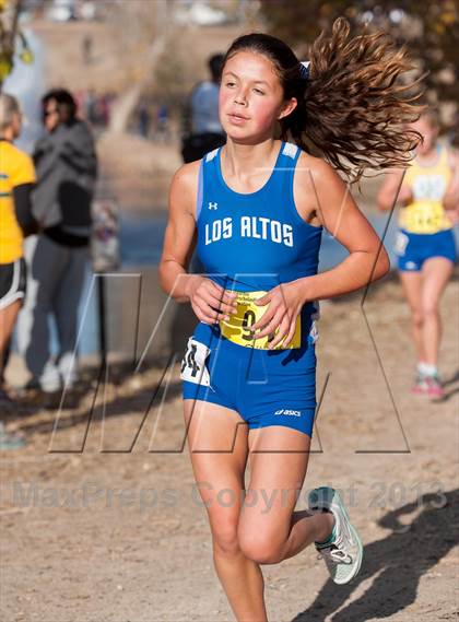 Thumbnail 2 in CIF State Cross Country Championships (Girls D2) photogallery.