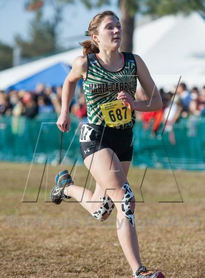 Thumbnail 3 in CIF State Cross Country Championships (Girls D2) photogallery.