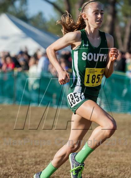 Thumbnail 2 in CIF State Cross Country Championships (Girls D2) photogallery.