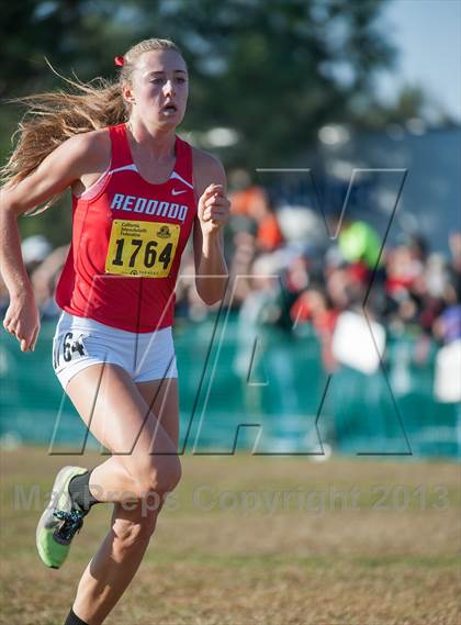 Thumbnail 1 in CIF State Cross Country Championships (Girls D2) photogallery.
