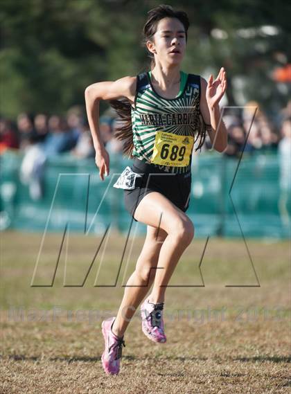 Thumbnail 2 in CIF State Cross Country Championships (Girls D2) photogallery.