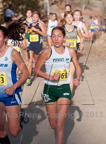 Thumbnail 1 in CIF State Cross Country Championships (Girls D2) photogallery.
