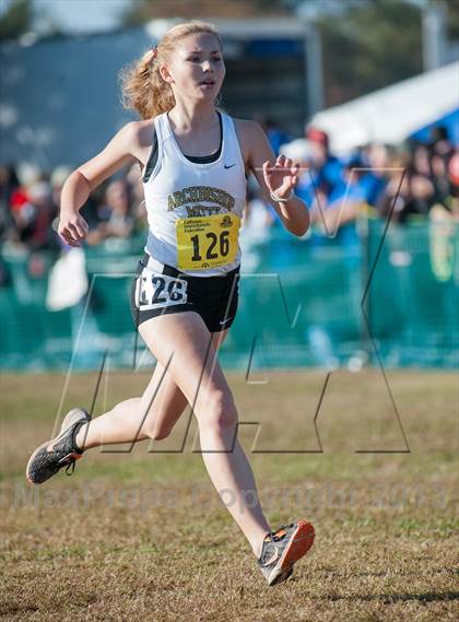 Thumbnail 1 in CIF State Cross Country Championships (Girls D2) photogallery.