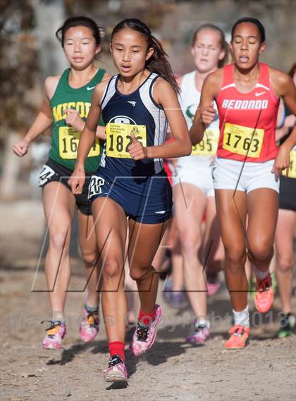 Thumbnail 1 in CIF State Cross Country Championships (Girls D2) photogallery.