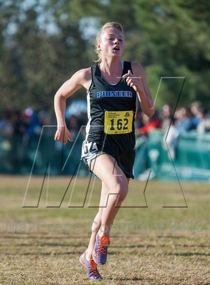 Thumbnail 1 in CIF State Cross Country Championships (Girls D2) photogallery.