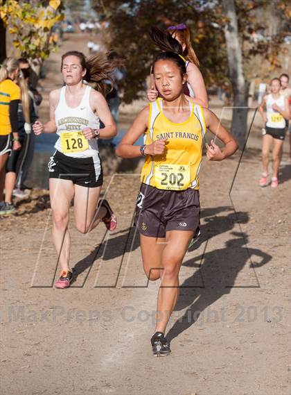Thumbnail 3 in CIF State Cross Country Championships (Girls D2) photogallery.