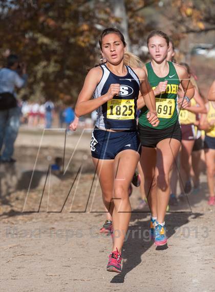 Thumbnail 2 in CIF State Cross Country Championships (Girls D2) photogallery.