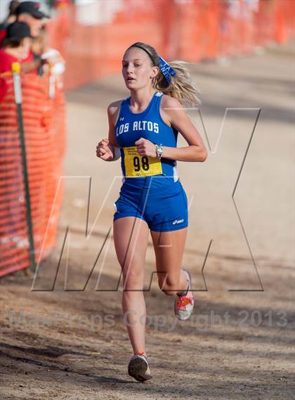 Thumbnail 1 in CIF State Cross Country Championships (Girls D2) photogallery.