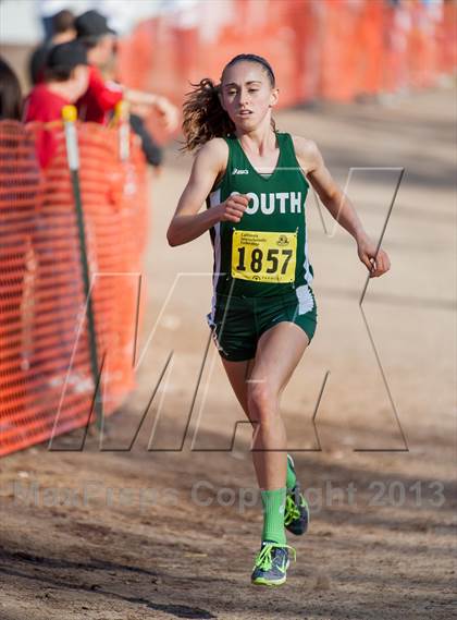 Thumbnail 1 in CIF State Cross Country Championships (Girls D2) photogallery.