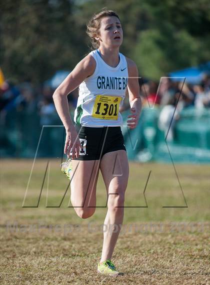 Thumbnail 1 in CIF State Cross Country Championships (Girls D2) photogallery.