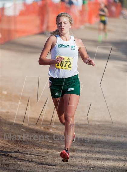 Thumbnail 2 in CIF State Cross Country Championships (Girls D2) photogallery.