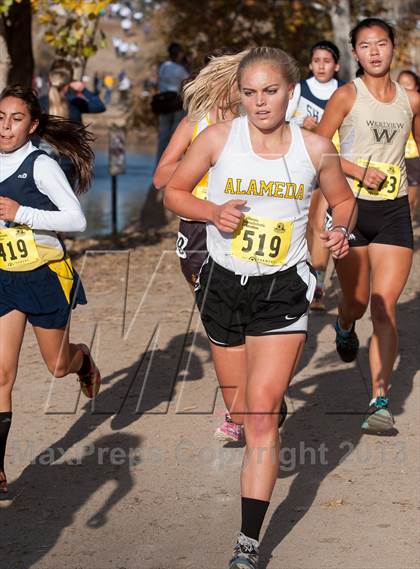Thumbnail 1 in CIF State Cross Country Championships (Girls D2) photogallery.