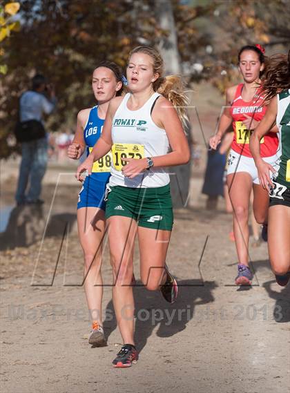Thumbnail 2 in CIF State Cross Country Championships (Girls D2) photogallery.