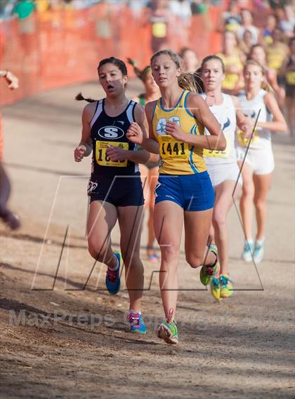 Thumbnail 3 in CIF State Cross Country Championships (Girls D2) photogallery.