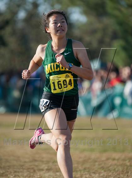 Thumbnail 2 in CIF State Cross Country Championships (Girls D2) photogallery.