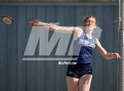 Thumbnail 1 in Danville, Meadowbrook Christian, Central Columbia (Girls Discus) photogallery.