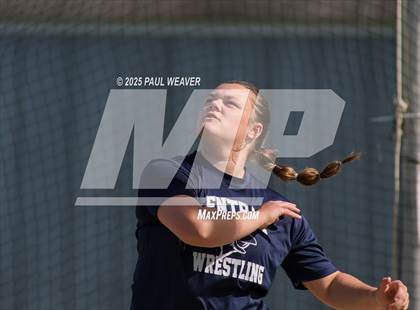 Thumbnail 2 in Danville, Meadowbrook Christian, Central Columbia (Girls Discus) photogallery.