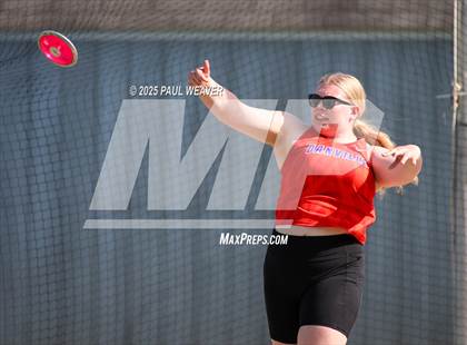 Thumbnail 1 in Danville, Meadowbrook Christian, Central Columbia (Girls Discus) photogallery.