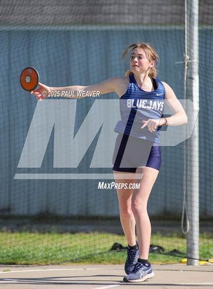 Thumbnail 3 in Danville, Meadowbrook Christian, Central Columbia (Girls Discus) photogallery.