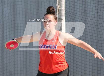 Thumbnail 1 in Danville, Meadowbrook Christian, Central Columbia (Girls Discus) photogallery.